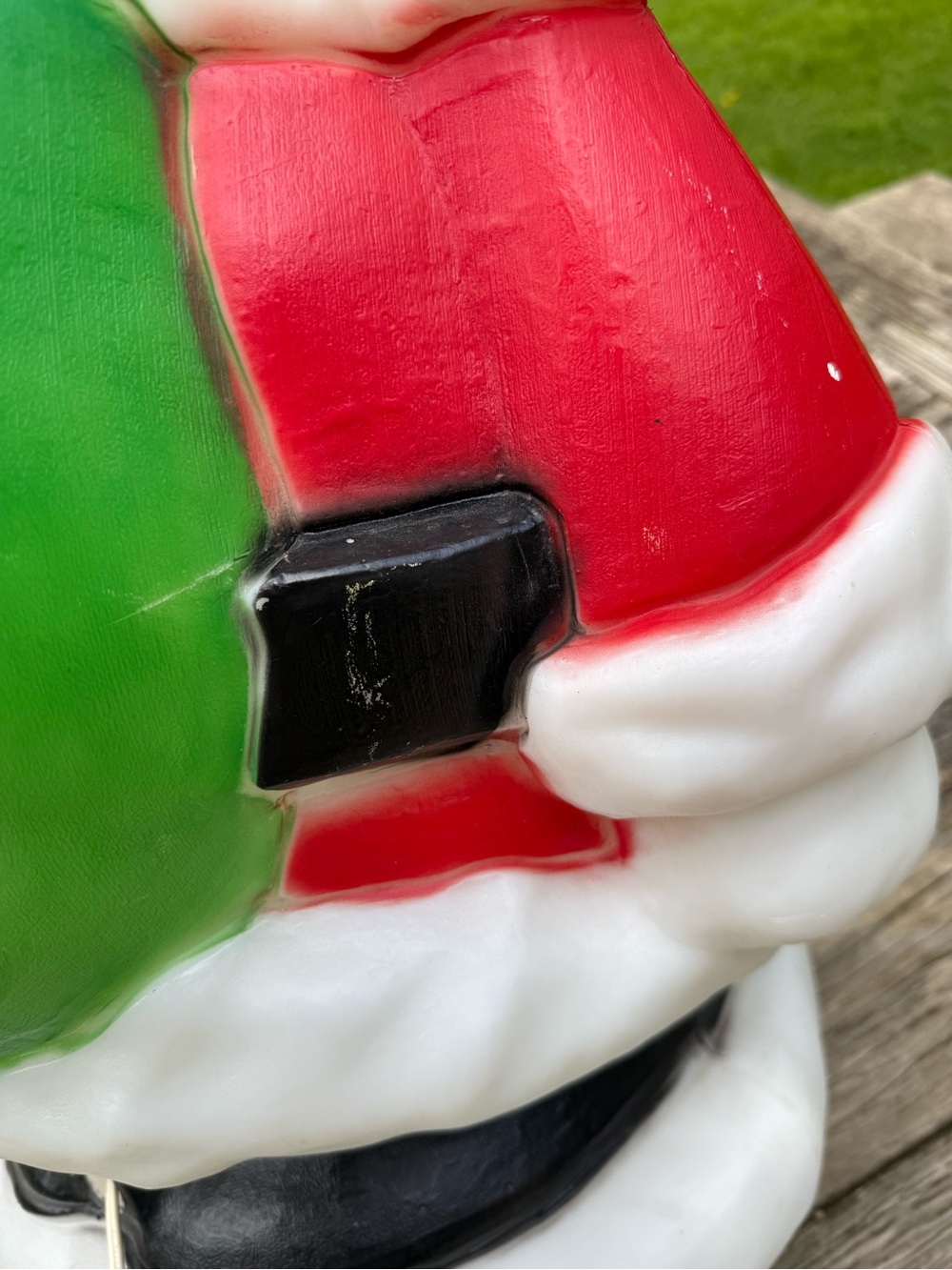 Vintage Snoopy Light Up Blow Mold Christmas Decoration Santa Claus 32” - Picture 9 of 16